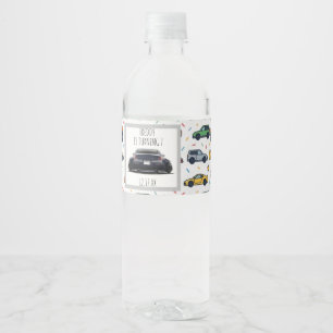 Rótulo De Garrafa De Vinho Convite de Aniversário do Carro 350Z   Rebaixado e