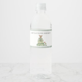 Rótulo De Garrafa De Vinho Convite de Chá de Bebê Um Novo Capítulo