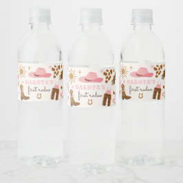 Rótulo De Garrafa De Vinho Decoração de Festa de aniversário do Ranking Rodeo