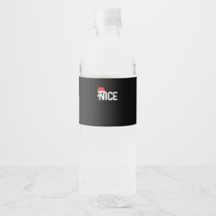 Rótulo De Garrafa De Vinho Design de Natal Divertido de Correspondência Malva