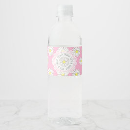 Rótulo De Garrafa De Vinho É Uma Garota Daisy Girl Baby Stower Labels