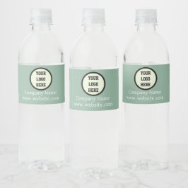Rótulo De Garrafa De Vinho Empresa de logotipo personalizado Sage Green Busin