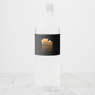 Rótulo De Garrafa De Vinho Engraçado Trumpkin Pie