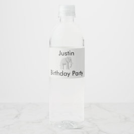 Rótulo De Garrafa De Vinho Étiquette personnalisée pour bouteille d'eau d'ann