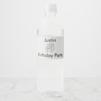 Rótulo De Garrafa De Vinho Étiquette personnalisée pour bouteille d'eau d'ann