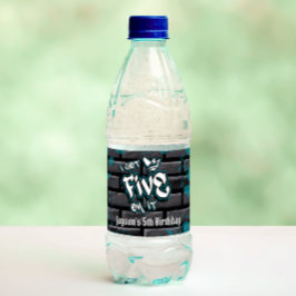 Rótulo De Garrafa De Vinho Eu tenho cinco... 5 de aniversário