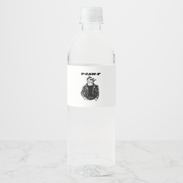 Rótulo De Garrafa De Vinho F Caw F Design Essencial Estético (Frente)