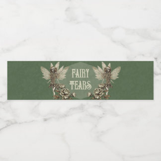 Rótulo De Garrafa De Vinho Fada Elixir Encantada por Emerald