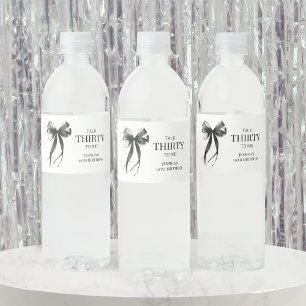 Rótulo De Garrafa De Vinho Fale 30 para mim aniversário de 30 anos Minimalist