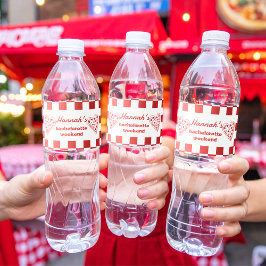 Rótulo De Garrafa De Vinho Favor da Última Pizza de Pizza de Última Fatia