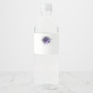 Rótulo De Garrafa De Vinho Feiticeira Gótica Sun E Moon