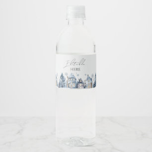 Rótulo De Garrafa De Vinho Feliz Natal