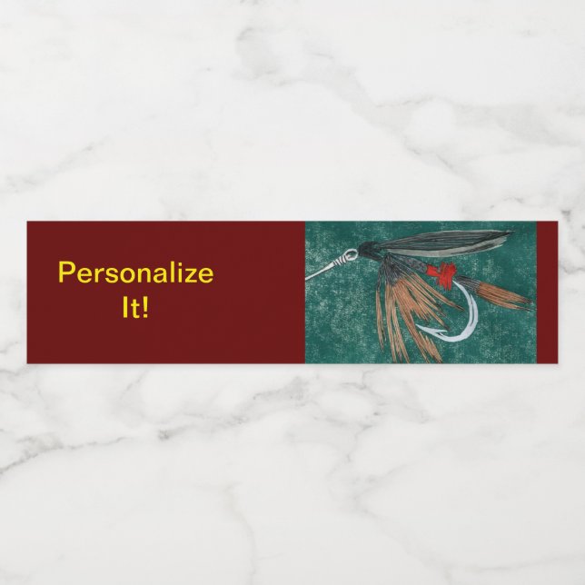 Rótulo De Garrafa De Vinho "Ferro Azul Arco" (Rótulo Único)