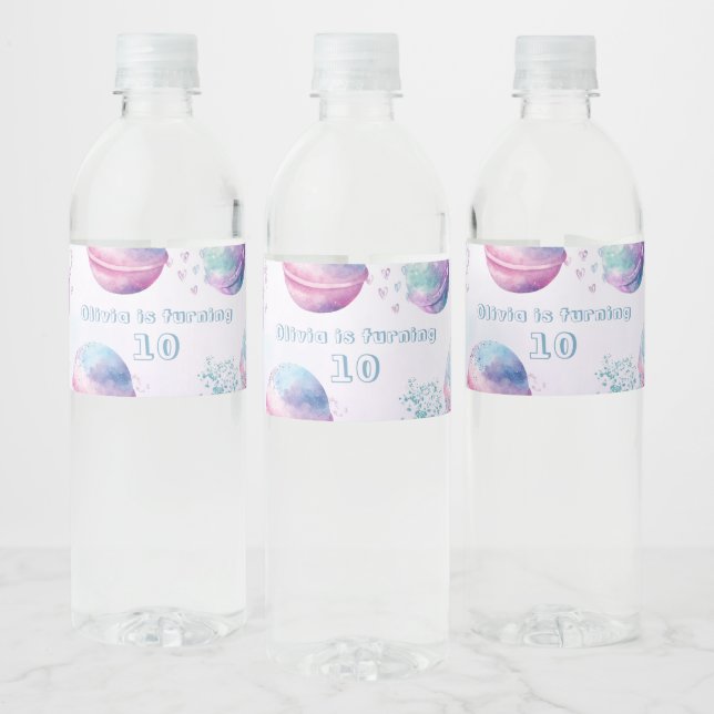 Rótulo De Garrafa De Vinho Festa de aniversário neutra do gênero da bomba de  (Garrafas)