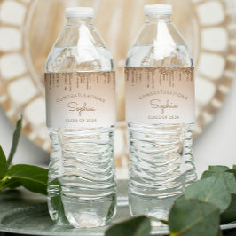 Rótulo De Garrafa De Vinho festa de formatura de Coleta Dourada 2024