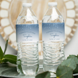 Rótulo De Garrafa De Vinho festa de formatura de pílula azul 2024