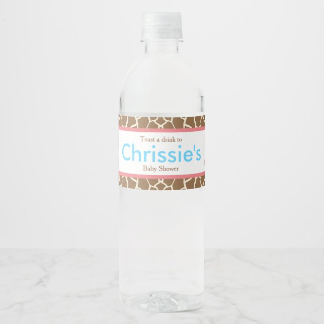 Rótulo De Garrafa De Vinho Festa de Gêmeos Geminados e Bonitas (Frente)