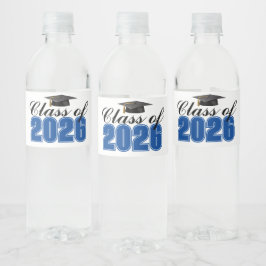 Rótulo De Garrafa De Vinho Festa de Graduação da Turma Azul de 2026