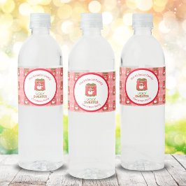 Rótulo De Garrafa De Vinho Festa de Natal da Engraçado Engraçado