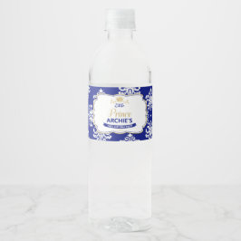 Rótulo De Garrafa De Vinho Festa do primeiro aniversario Príncipe Real Favore