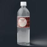 Rótulo De Garrafa De Vinho Flannel & fizz chá de panela vermelho e preto no i<br><div class="desc">Adotar vibrações confortáveis no inverno com nossa Coleção de Chás de panela Flannel e Fizz Winter Red & Black. Esta coleção festiva combina o encanto rústico com um toque de vidro, perfeito para uma noiva que ama celebrações de inverno! O padrão ousado vermelho e preto do flanela define um tom...</div>