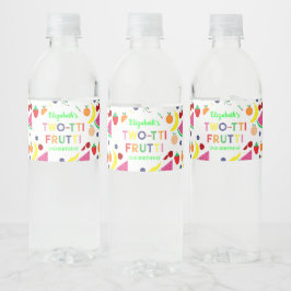 Rótulo De Garrafa De Vinho Fruta Dois-tti Frutti 2º Aniversário