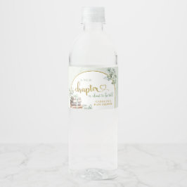 Rótulo De Garrafa De Vinho Garrafa de Água para Chá de Bebê Tema Conto de Fad