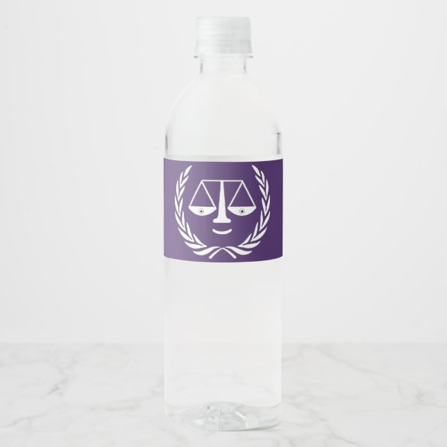 Rótulo De Garrafa De Vinho Graduação na Faculdade de Direito (Frente)