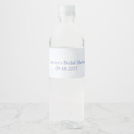 Rótulo De Garrafa De Vinho Hortênsia Azul Alguma Coisa Azul Chá de Noiva