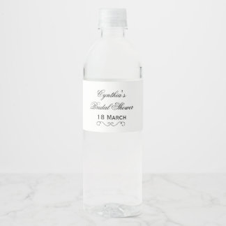 Rótulo De Garrafa De Vinho Invólucro personalizado da garrafa de água do Chá