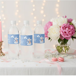 Rótulo De Garrafa De Vinho Islamic Aqiqah Baby Boy Water Bottle Label