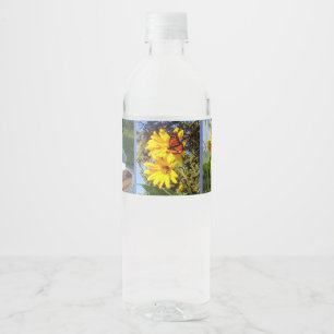 Rótulo De Garrafa De Vinho Jardim da borboleta