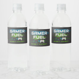 Rótulo De Garrafa De Vinho Jogador de Aniversário do Jogo