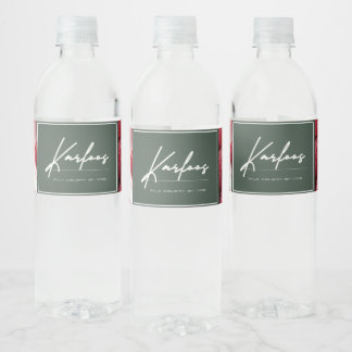 RÓTULO DE GARRAFA DE VINHO KARFOOS