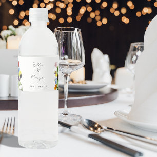 Rótulo De Garrafa De Vinho LGBTQ mais Tulipas Flor