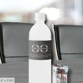 Rótulo De Garrafa De Vinho Logotipo comercial - Adicione seu texto de slogan