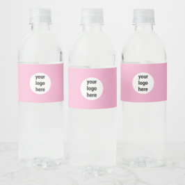 Rótulo De Garrafa De Vinho Logotipo de Empresa de Negócios Promocionais Rosa 