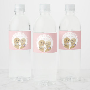 Rótulo De Garrafa De Vinho Loucos Sobre Um Outro Chá de panela De Casamento R