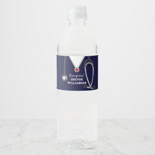 Rótulo De Garrafa De Vinho Médico