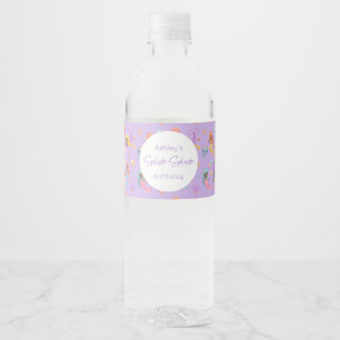 Rótulo De Garrafa De Vinho Mermaid Birthday