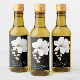 Rótulo de Garrafa de Vinho Miniatura para Casament