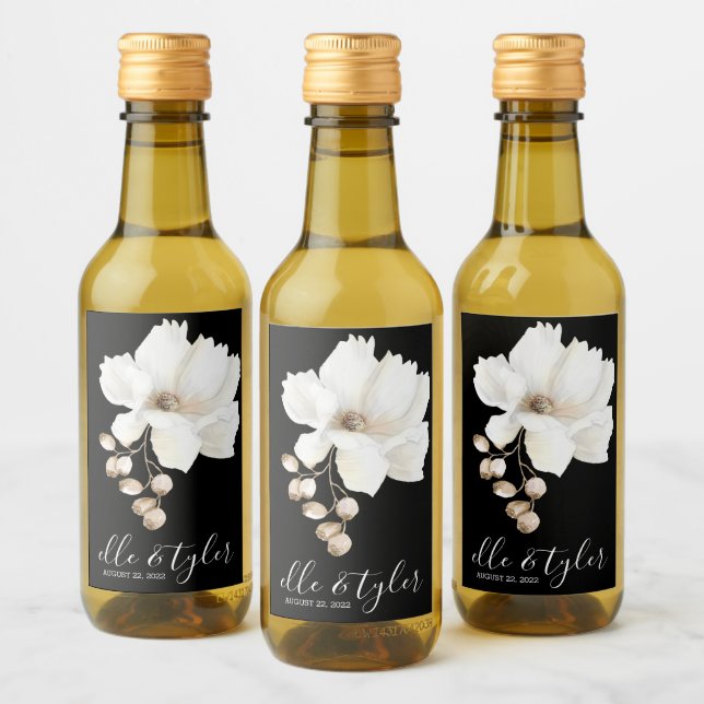 Rótulo de Garrafa de Vinho Miniatura para Casament (Garrafas)