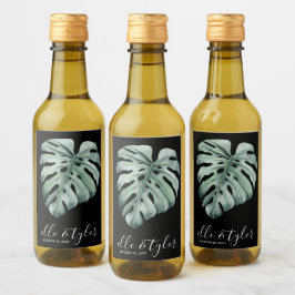 Rótulo de Garrafa de Vinho Miniatura para Casament