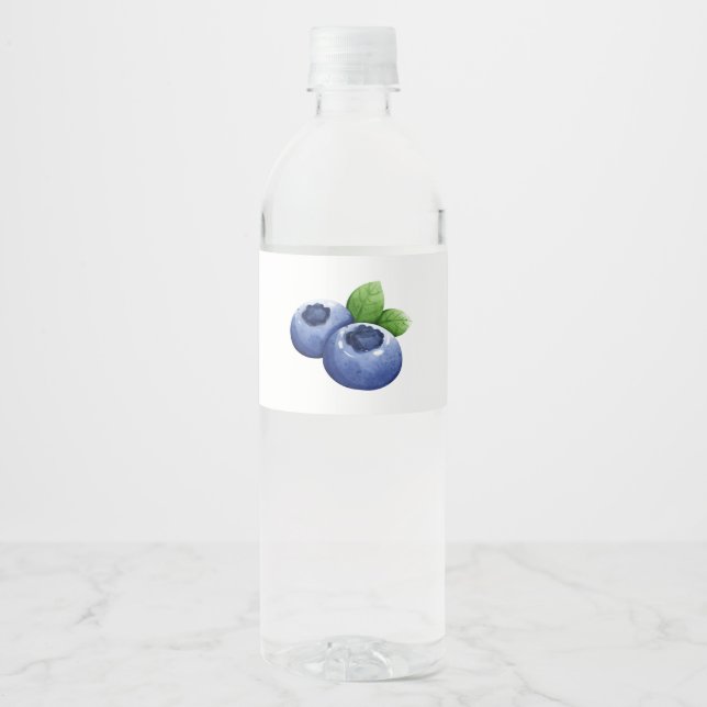 Rótulo De Garrafa De Vinho mirtilo (Frente)