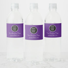 Rótulo De Garrafa De Vinho Moderno Minimalista Roxo logotipo Moderno
