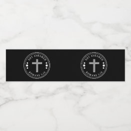 Rótulo De Garrafa De Vinho Não envergonhado do Evangelho Cristão Verse