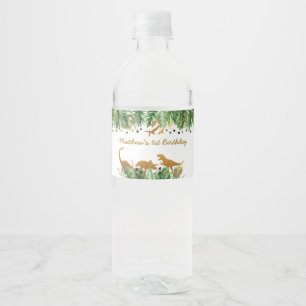 Rótulo De Garrafa De Vinho Nascimento do Dourado Dinossaur Safari