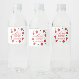 Rótulo De Garrafa De Vinho O Amor É Fruta Doce Noiva Chá de Bebê