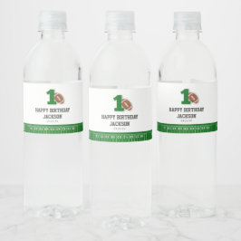 Rótulo De Garrafa De Vinho O Tema De Futebol No Primeiro Ano Em Favor De Aniv