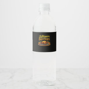 Rótulo De Garrafa De Vinho Os Descanso De Ação De Graças São Para Quitters Cl
